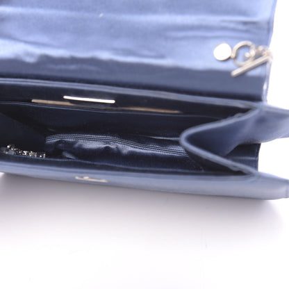 Judith Leiber Crystal Satin Clutch Blue 7 of 11