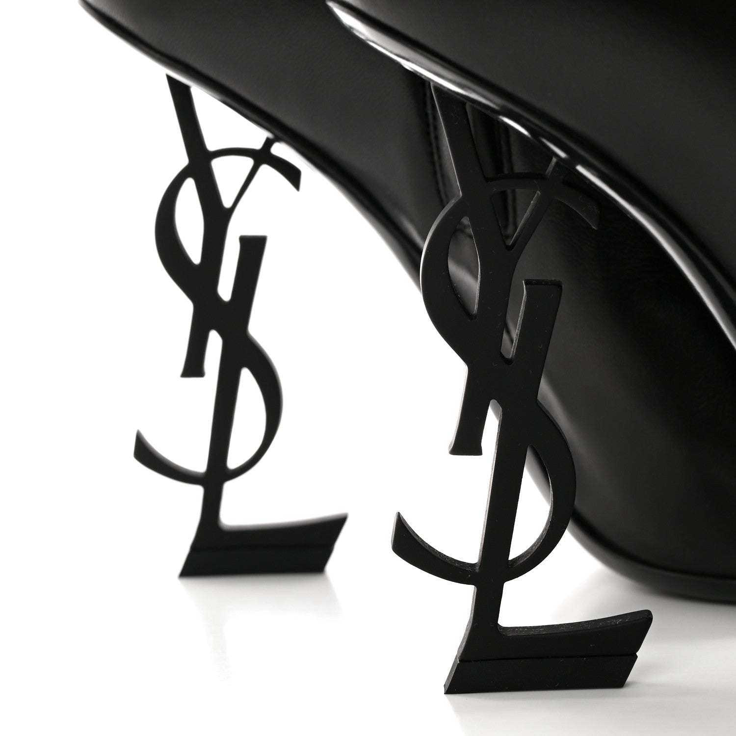 Saint Laurent Calfskin Opyum Ankle Boots 38 Black 5 of 10