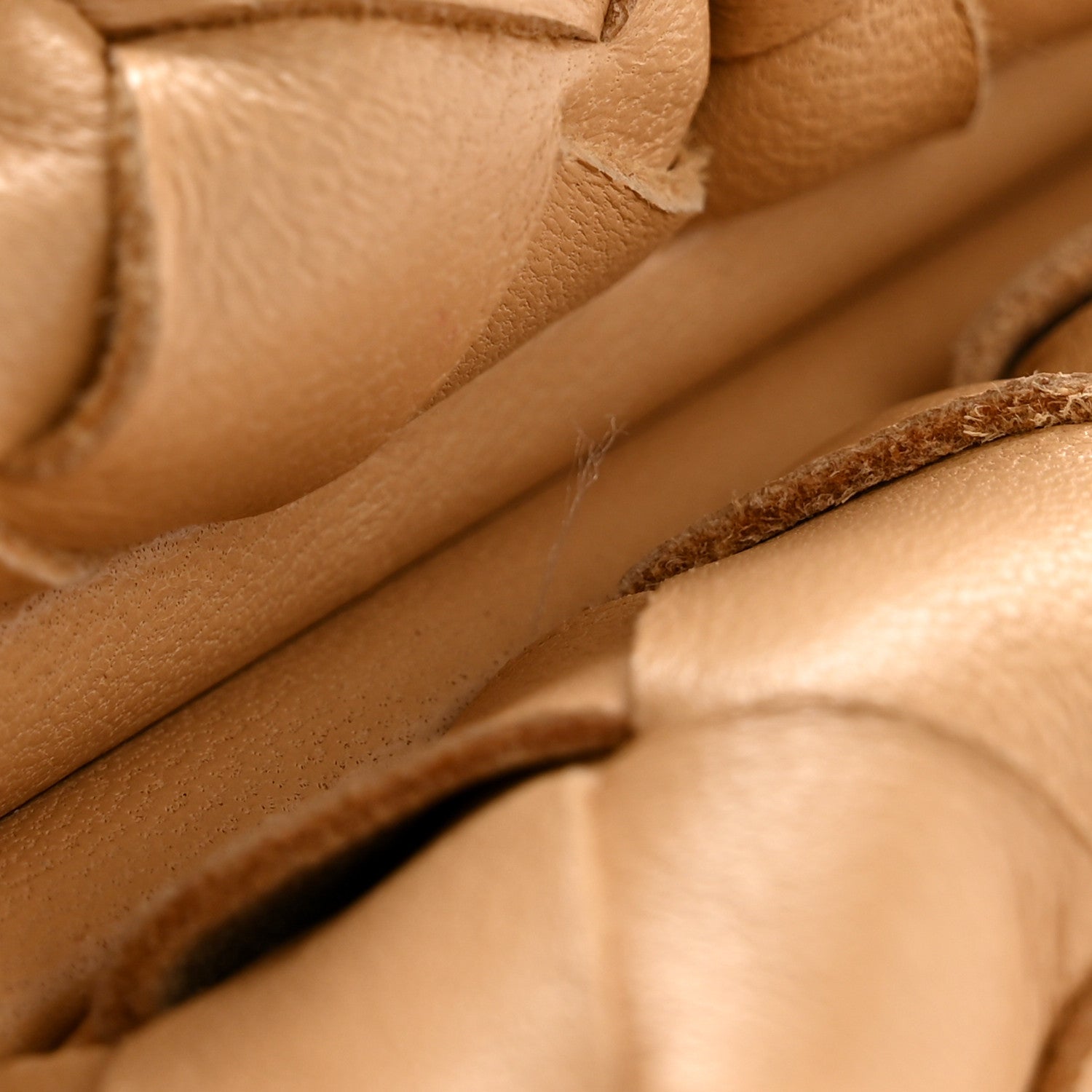Bottega Veneta Nappa Maxi Intrecciato The Pouch Oversized Clutch Almond 10 of 11