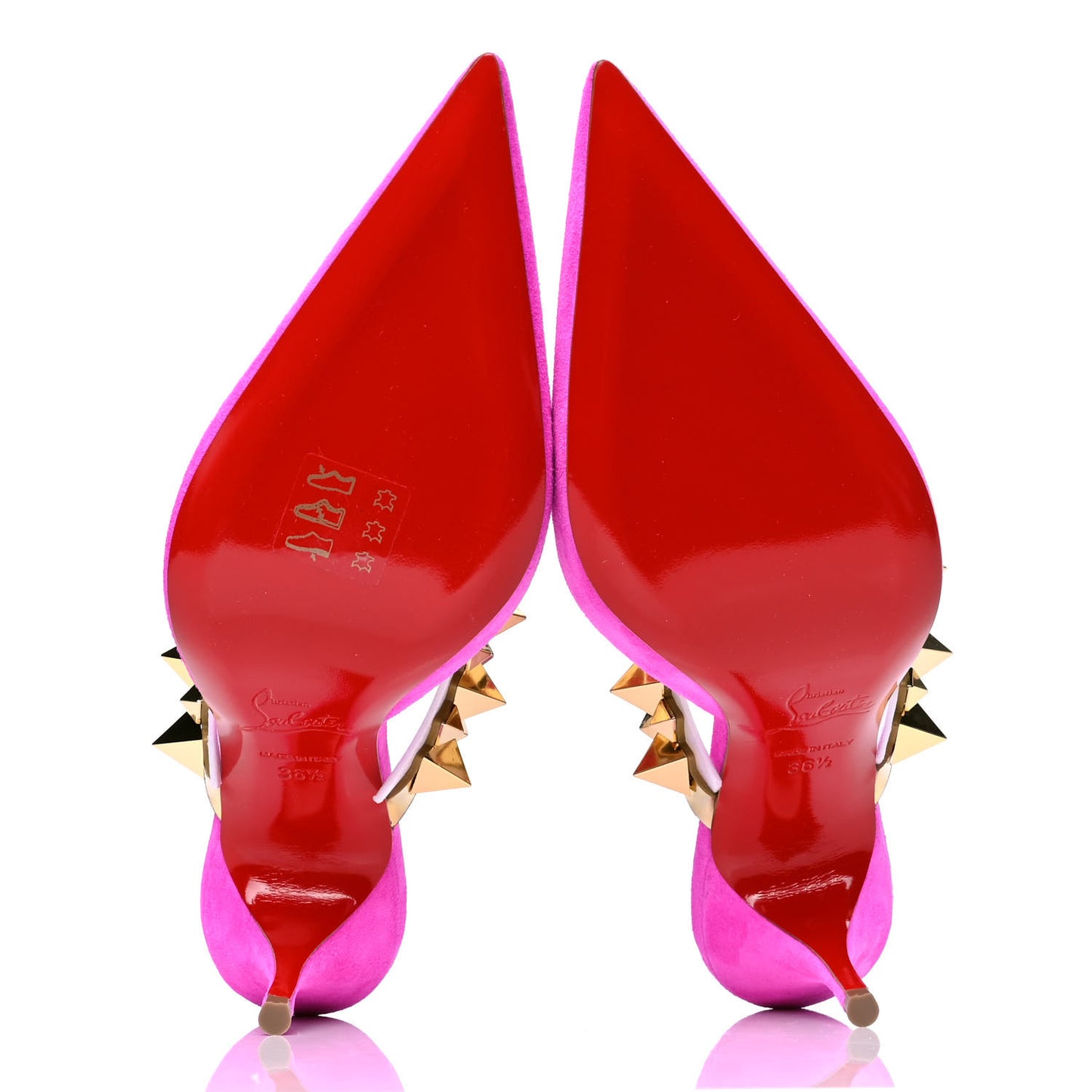 Veau Velours Specchio Planet Choc 80 Mule 36.5 Diva Pink