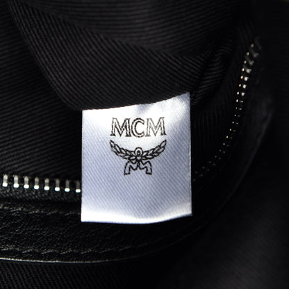 MCM Calfskin Ottomar Medium Klara Hobo Black 7 of 11