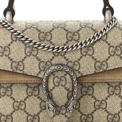 Gucci GG Supreme Monogram Mini Dionysus Top Handle Bag Taupe 7 of 9
