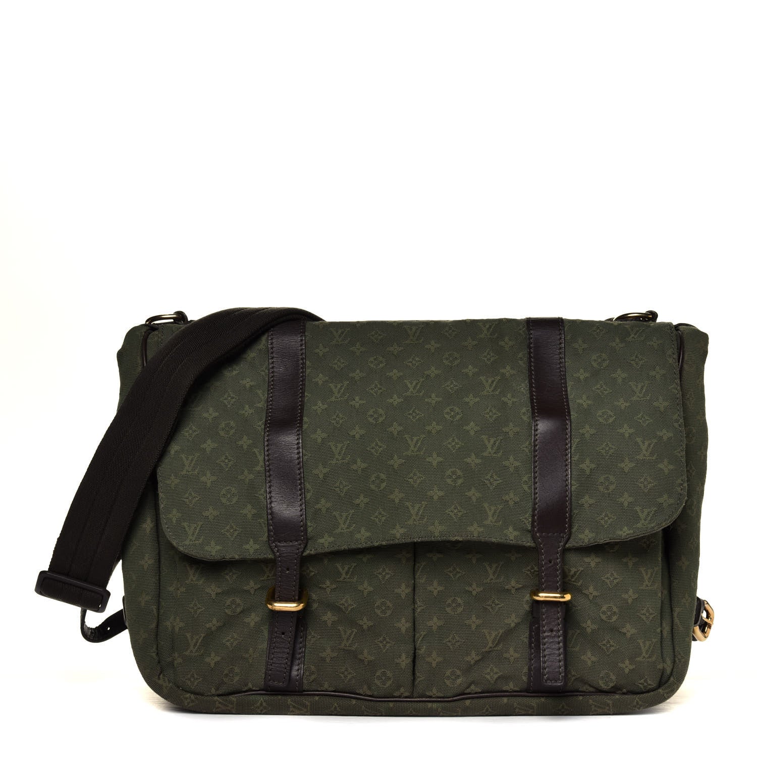 Louis Vuitton Mini Lin Sac a Langer Diaper Bag Kaki 1 of 4