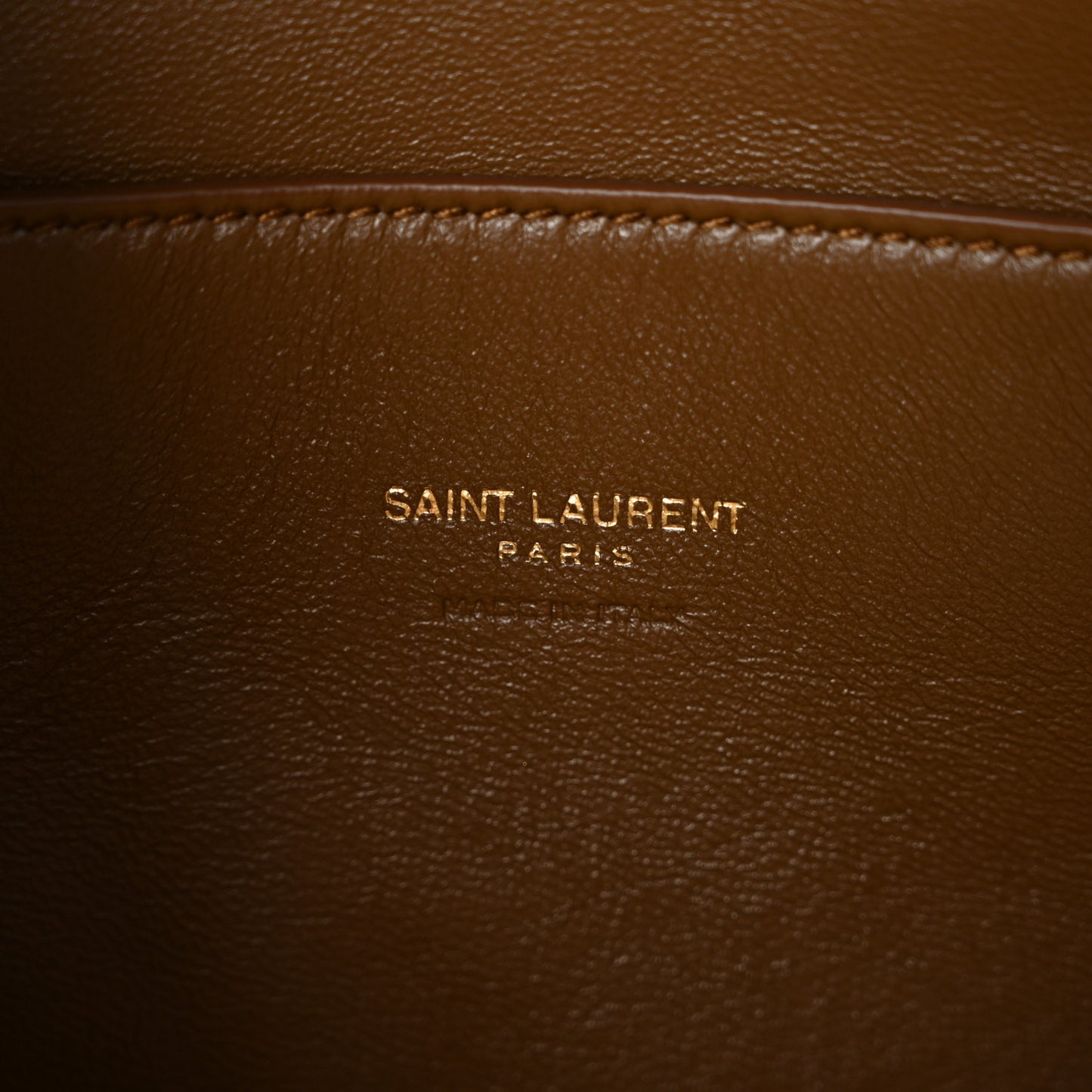 Suede Pochon Shoulder Bag Caramel Cognac