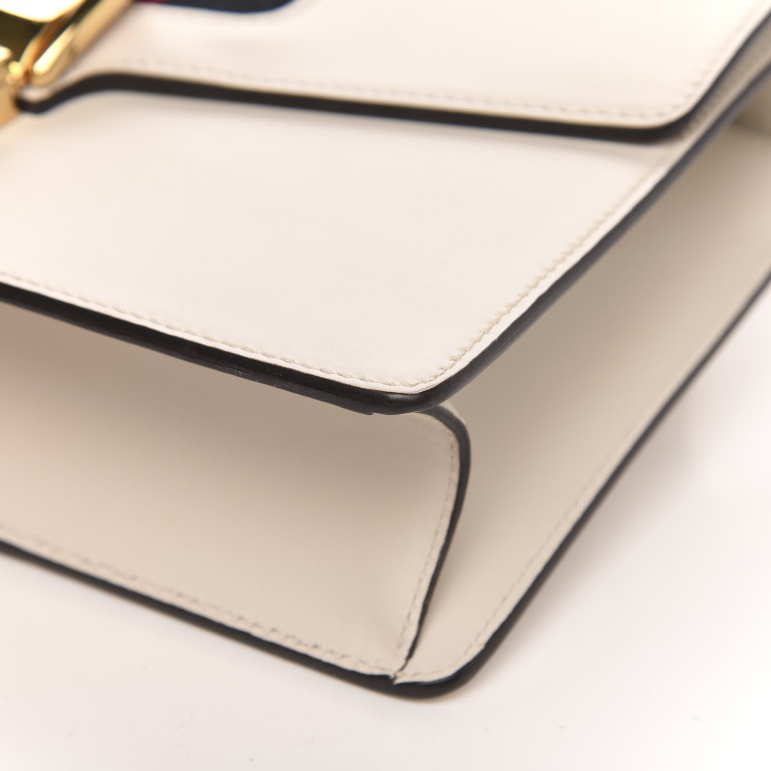 Gucci Calfskin Small Sylvie Shoulder Bag Off White 11 of 11