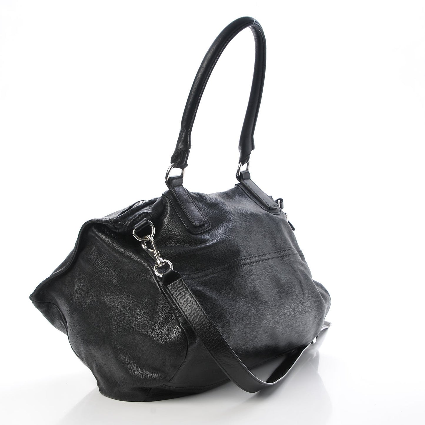 Sugar Goatskin Large Pandora Black