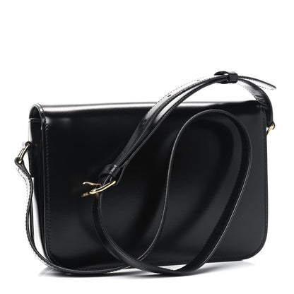 Celine Shiny Calfskin Medium Triomphe Black 2 of 7