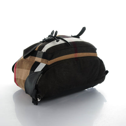 Burberry Canvas Check Korbin Backpack Black 4 of 8