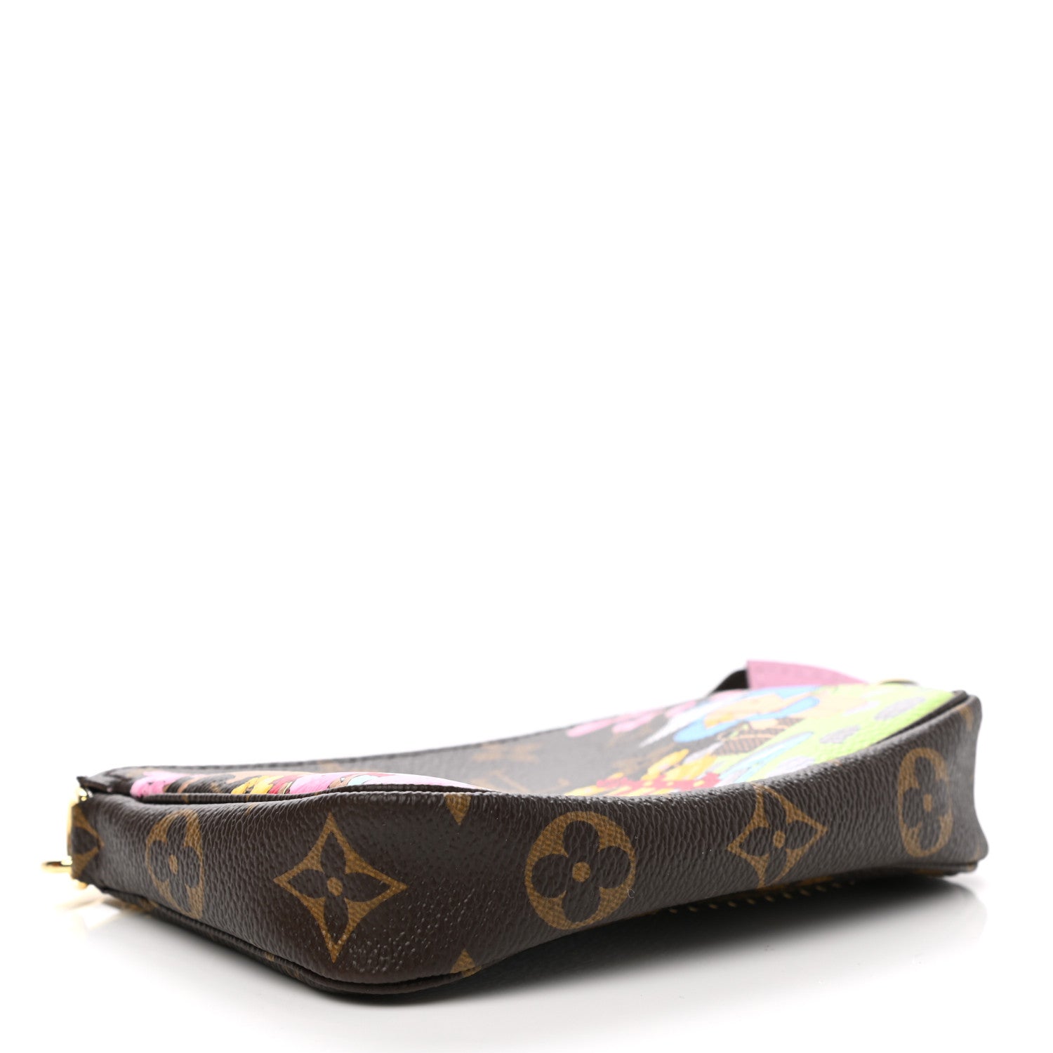 Louis Vuitton Monogram 2021 Christmas Animation Japanese Garden Mini Pochette Accessories Wisteria Pink 4 of 10