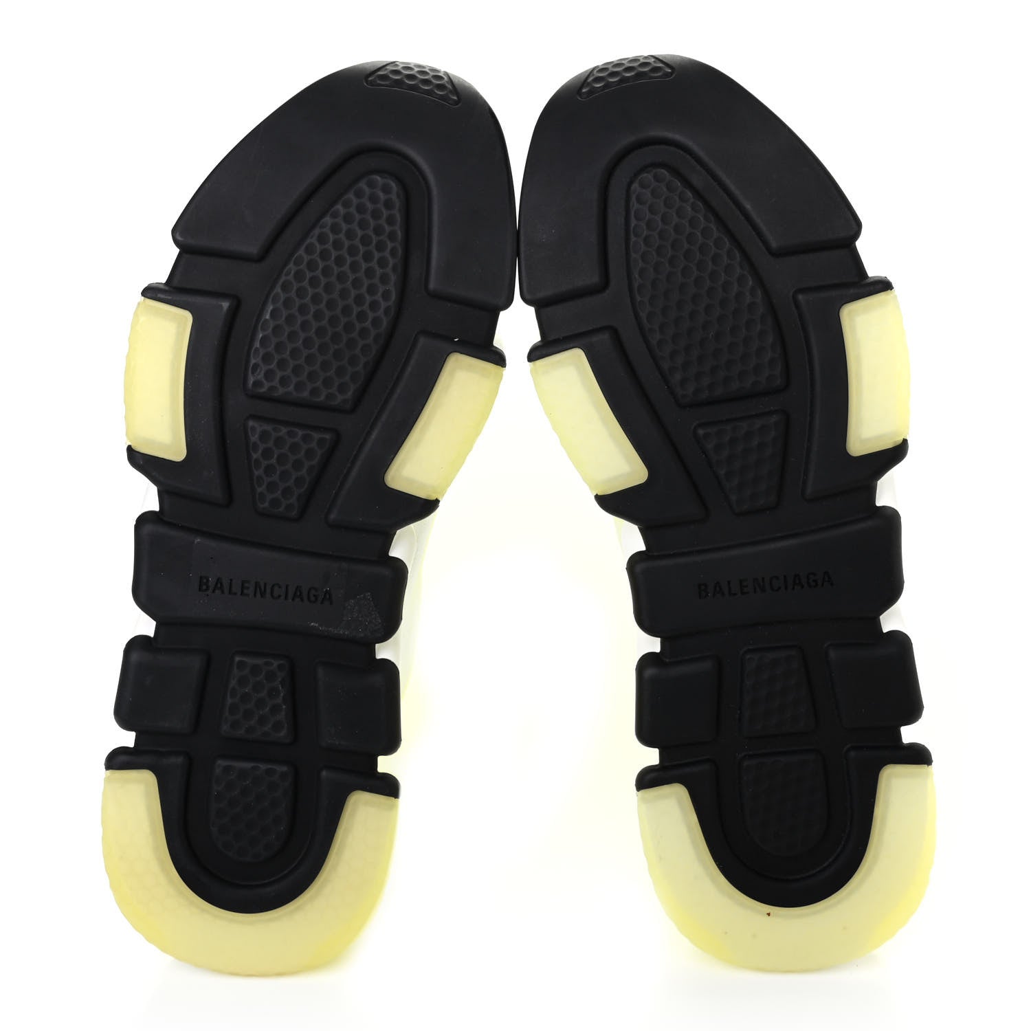 Balenciaga Neoprene Knit Mens Speed Sneakers 44 Yellow Fluo 5 of 6