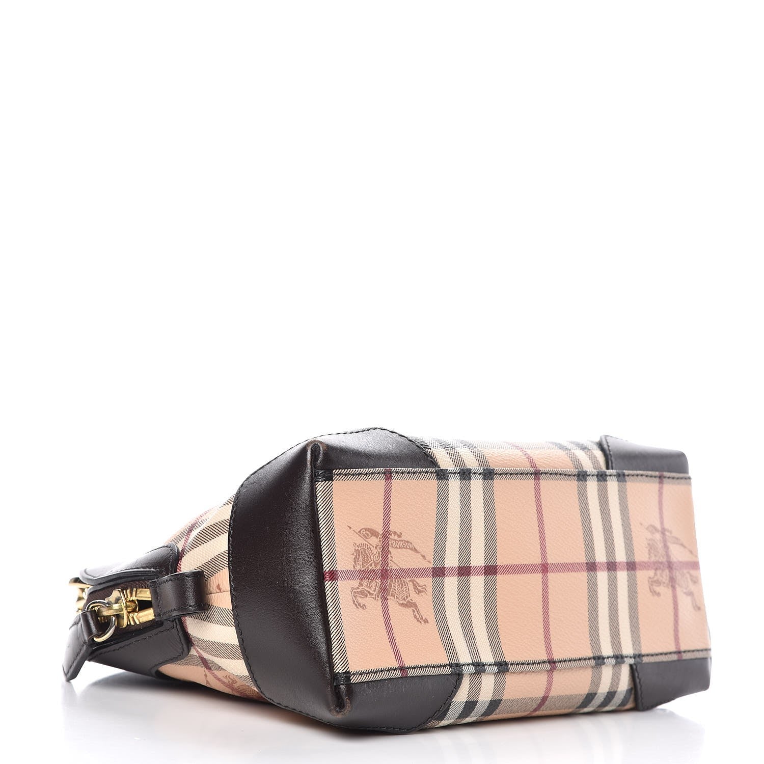Burberry Haymarket Check Small Primrose Crossbody Bag Chocolate 4 of 13