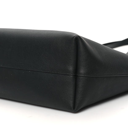 Saint Laurent Calfskin Large Shopping Tote Black 11 of 12
