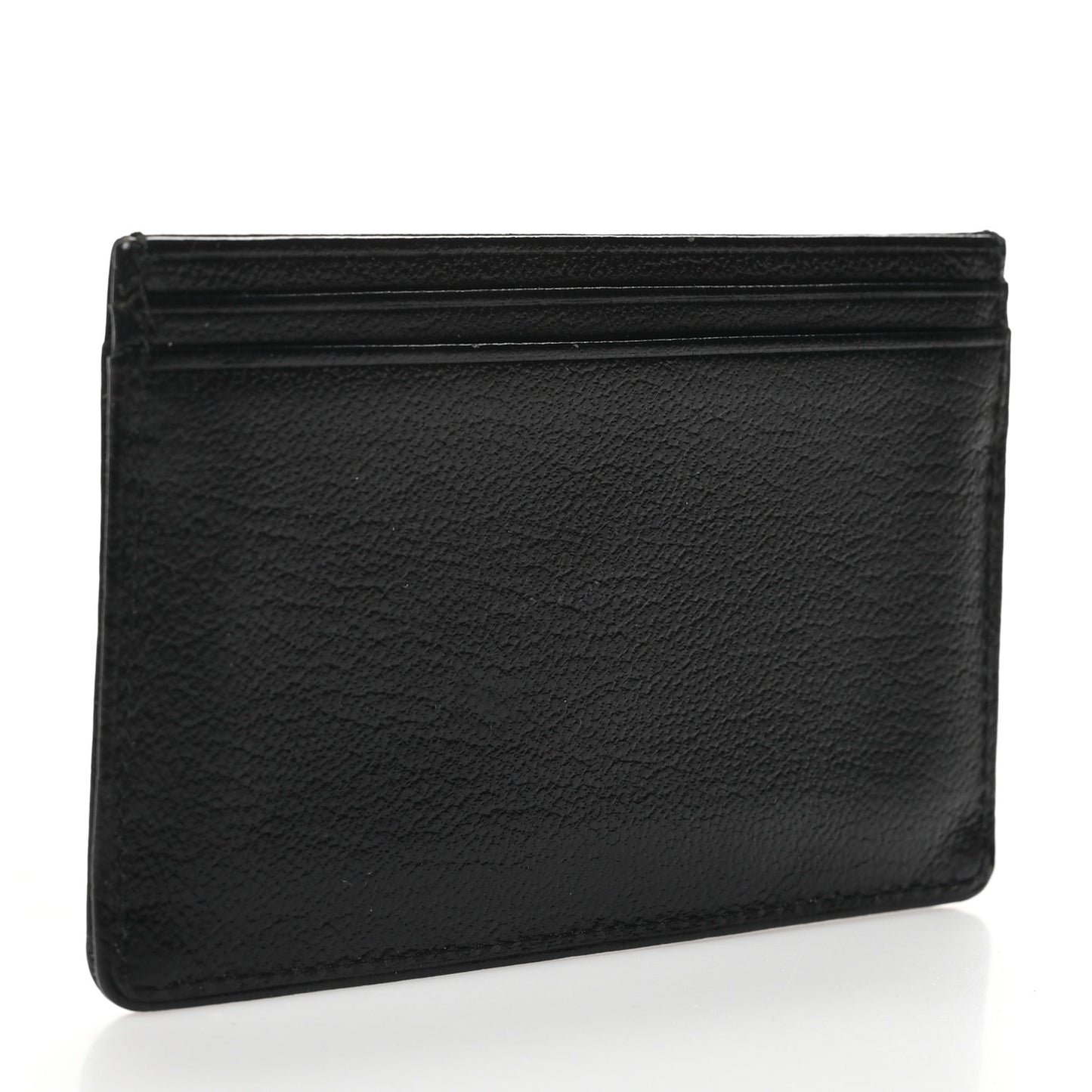 Goatskin CC Card Holder Black