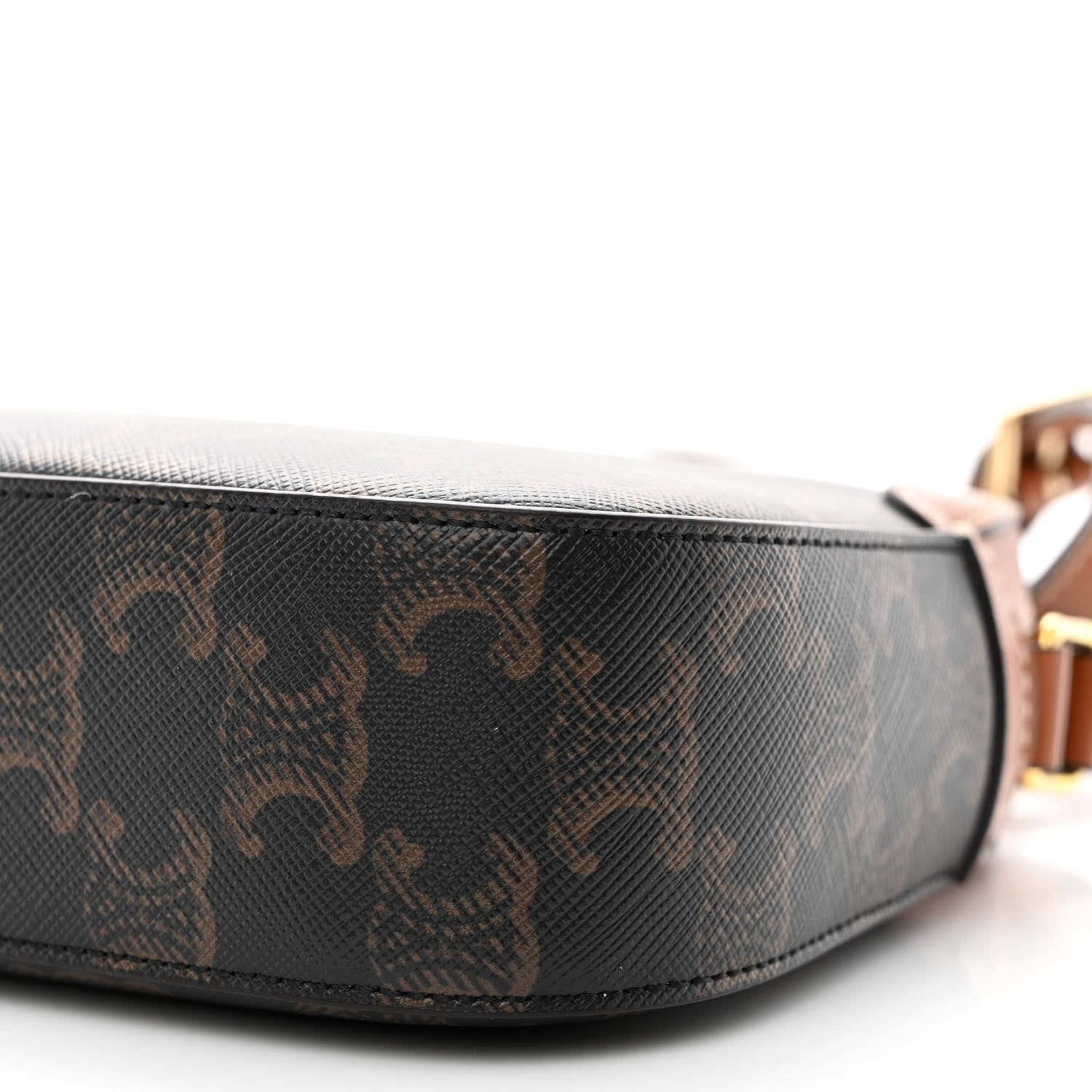 Celine Triomphe Canvas Small Camera Bag Tan 10 of 10