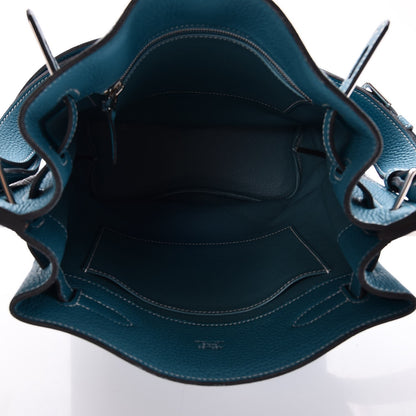 Hermes Taurillon Clemence So Kelly 22 Blue Jean 5 of 7