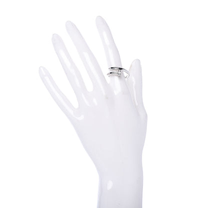 Cartier 18K White Gold Diamond Juste Un Clou Ring 55 7.25 2 of 6