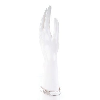 Hermes Enamel Narrow Clic Clac H Bracelet PM White 2 of 4