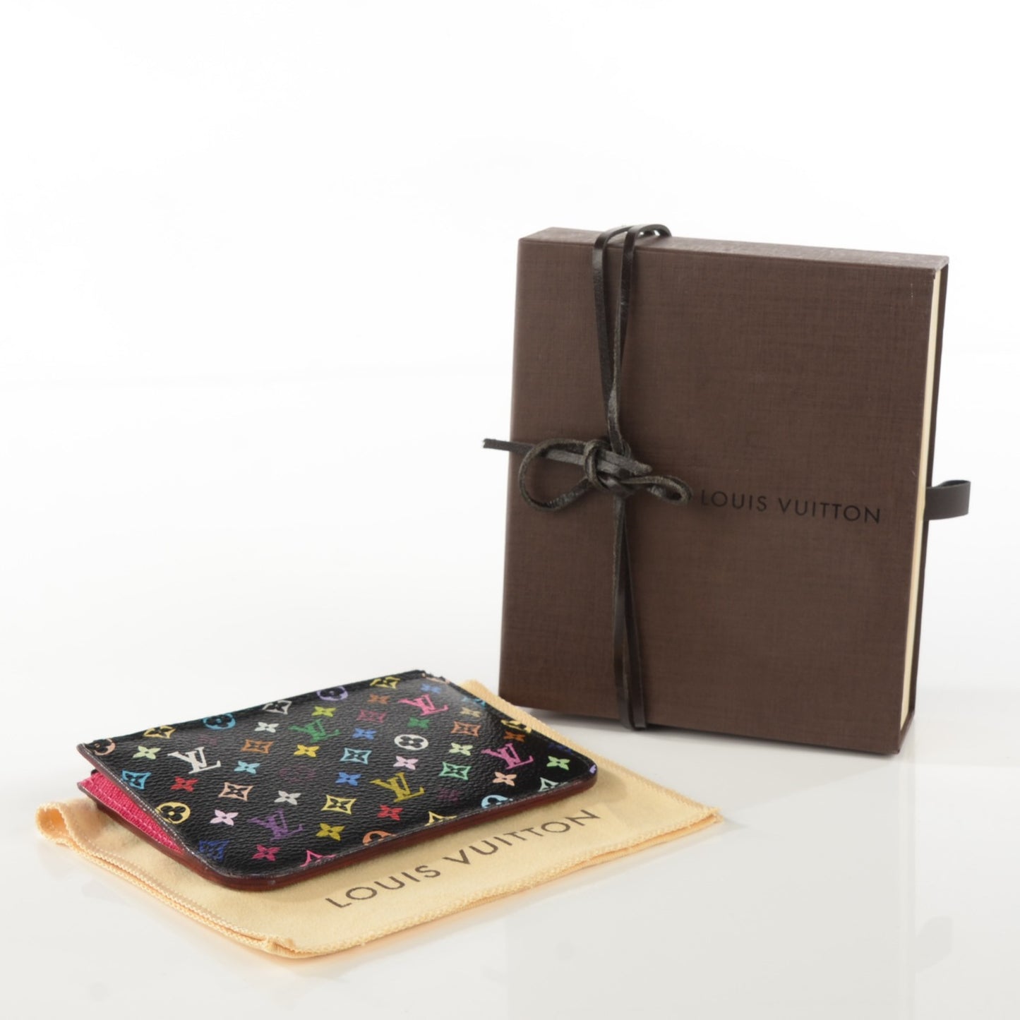 Monogram Multicolor Key Pouch Black Grenade
