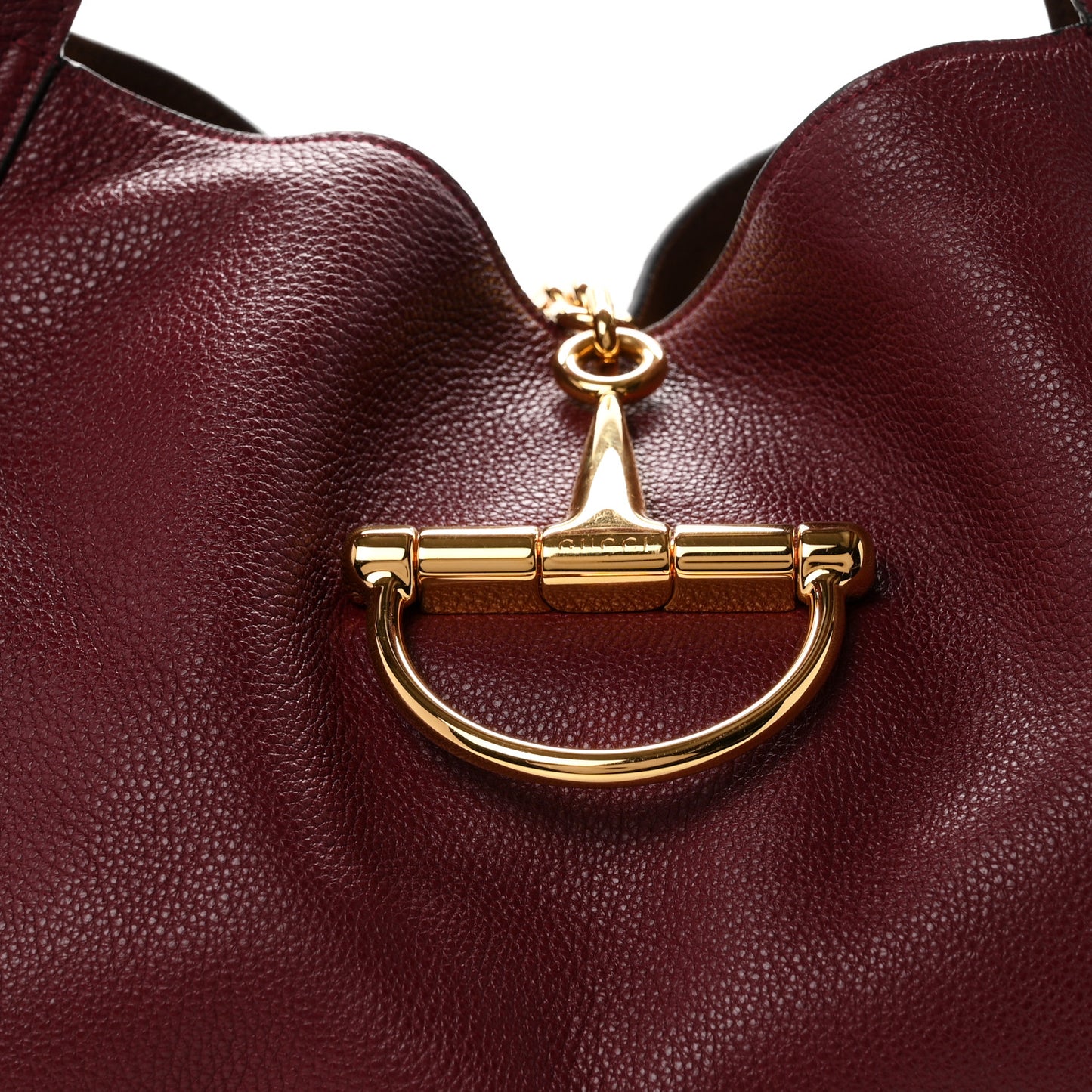 Grained Calfskin Softbit Maxi Shoulder Bag Rosso Ancora Red