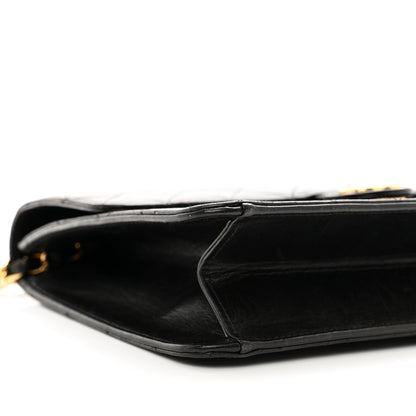 Chanel Lambskin Quilted Medium Single Flap Black 10 of 11