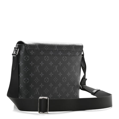 Louis Vuitton Monogram Eclipse District PM Black 3 of 8