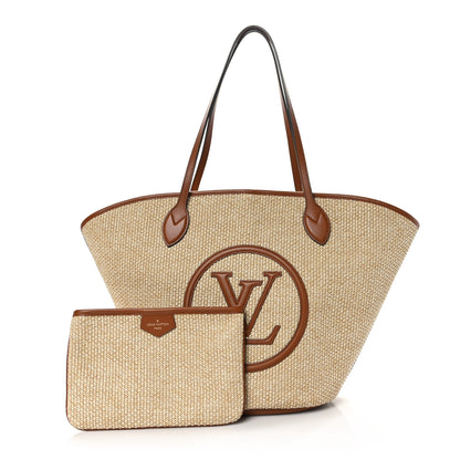 Louis Vuitton Raffia Saint Jacques Tote Caramel 1 of 9