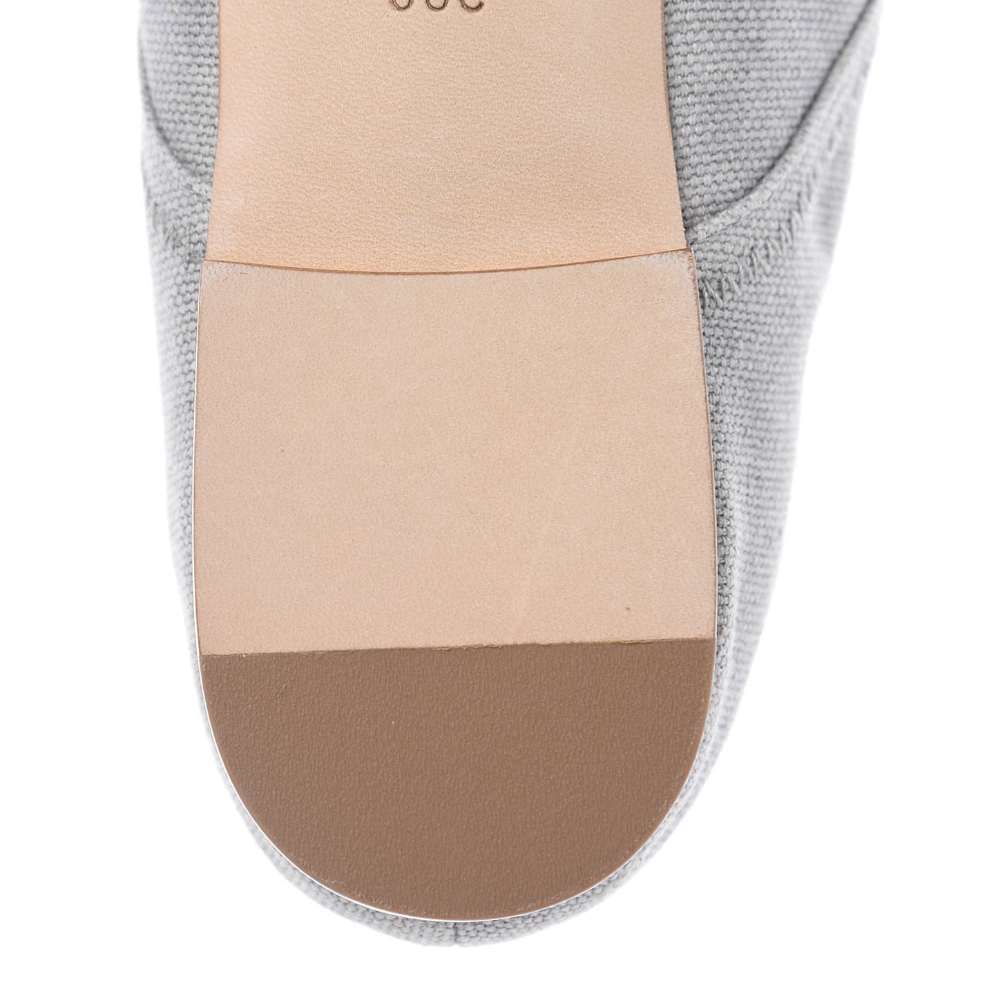 Washed Toile Snakeskin Cap Toe CC Lace Up Flats 36 Grey