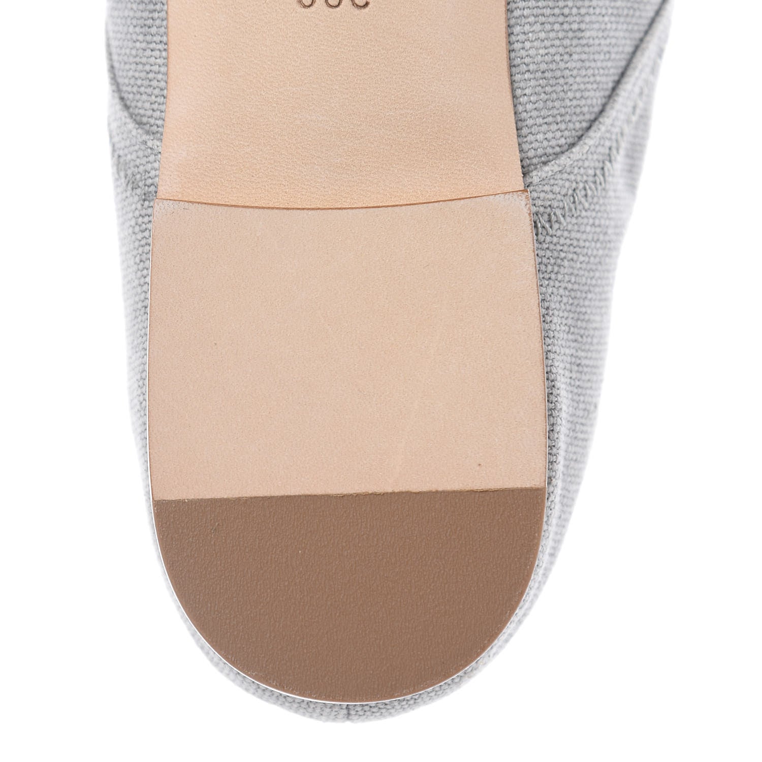 Chanel Washed Toile Snakeskin Cap Toe CC Lace Up Flats 36 Grey 9 of 12