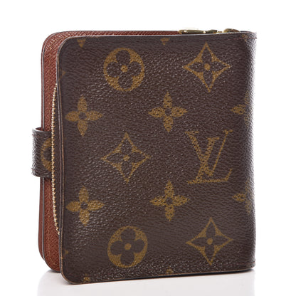 Louis Vuitton Monogram Compact Zippe Zipped Wallet 3 of 14