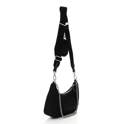 Prada Nylon Re-Edition 2005 Shoulder Bag Black 3 of 11