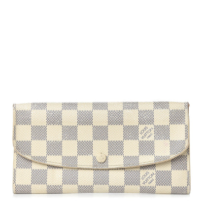 Louis Vuitton Damier Azur Emilie Wallet 1 of 13