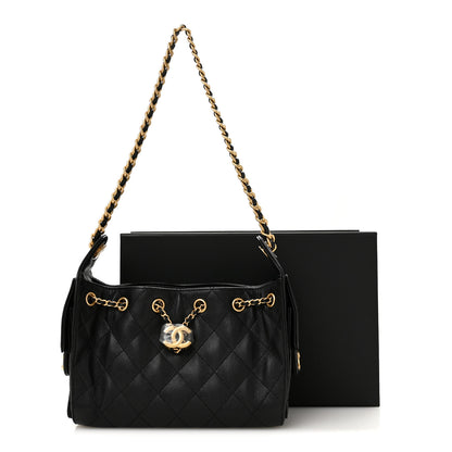 Chanel Caviar Quilted Mini Chanel 25 Handbag Black 11 of 11