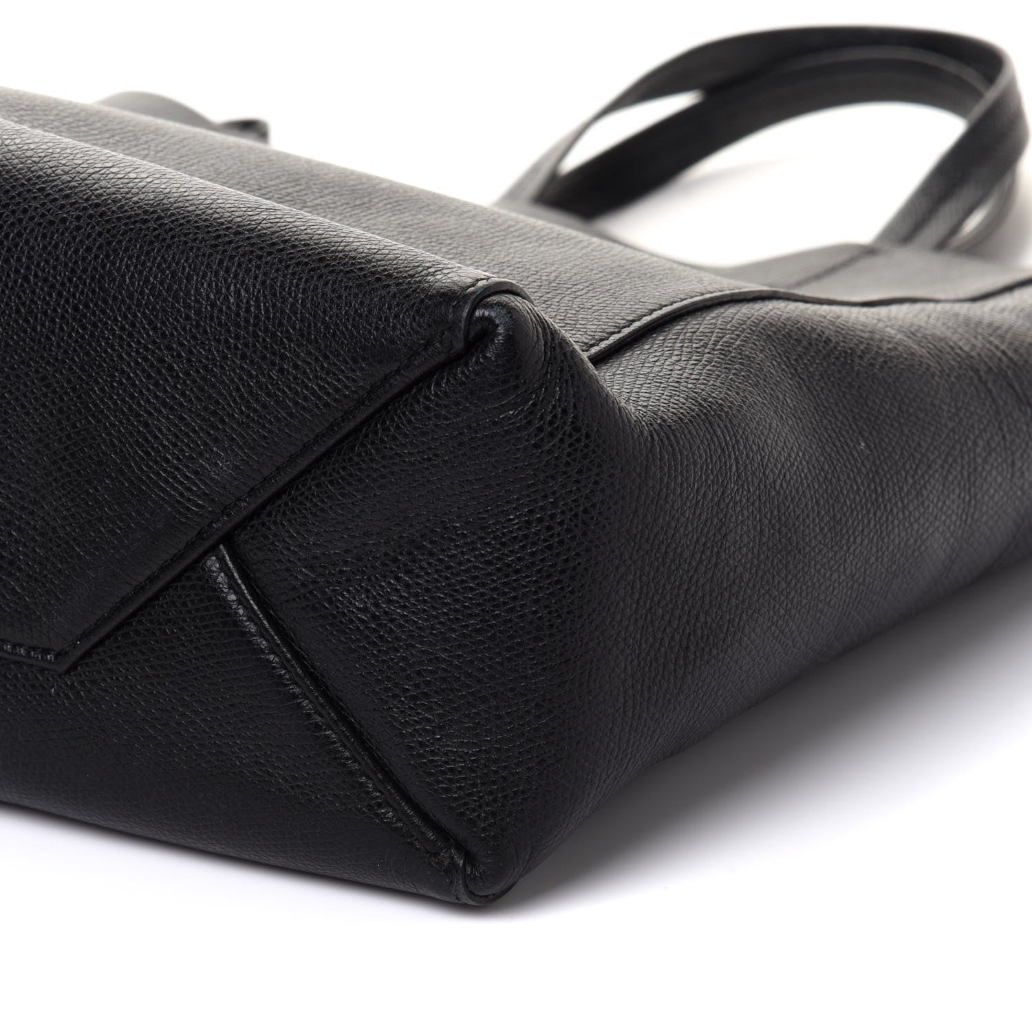 Celine Grained Calfskin Small Vertical Cabas Black 10 of 11