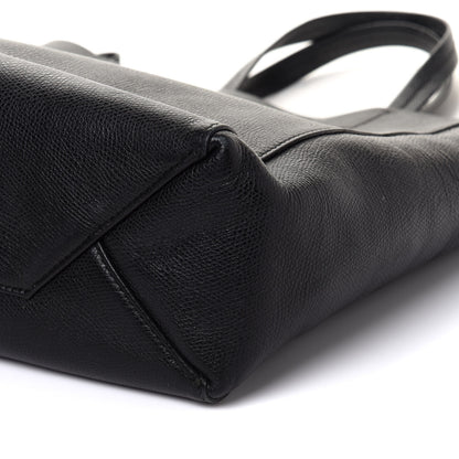 Celine Grained Calfskin Small Vertical Cabas Black 10 of 11