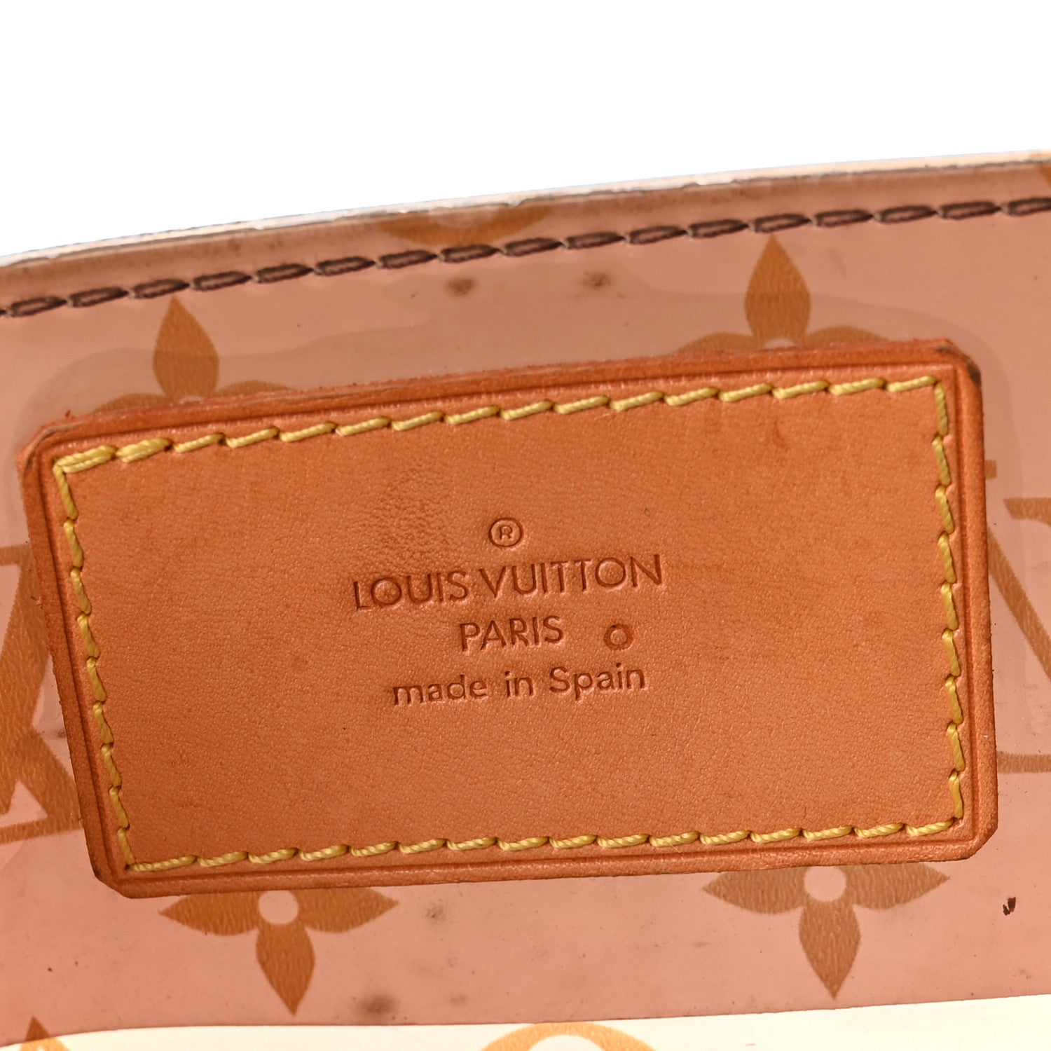 Louis Vuitton Vinyl Cabas Sac Ambre MM 7 of 11