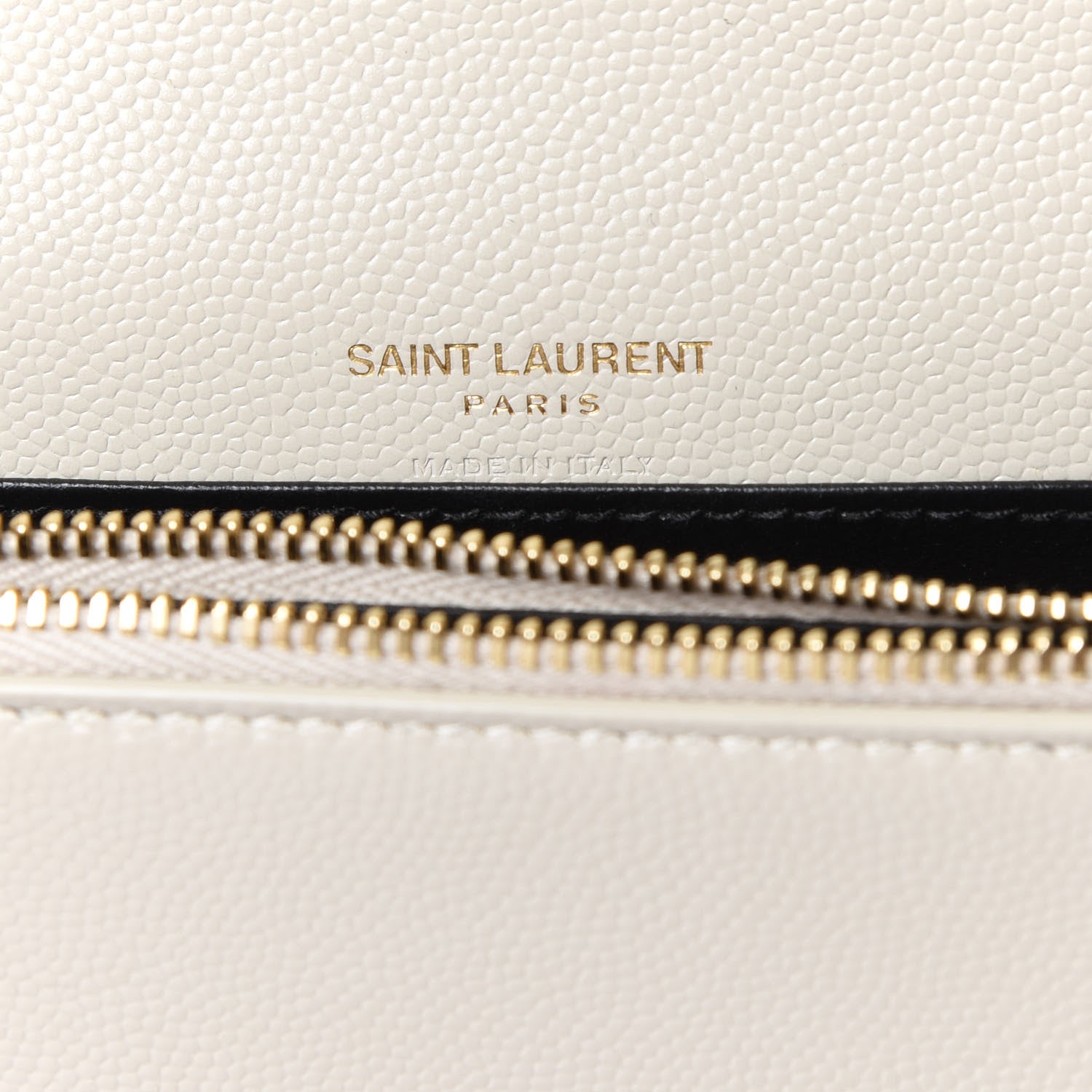 Saint Laurent Grain De Poudre Monogram Kate Belt Bag Blanc Vintage 9 of 11