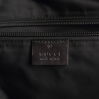 Gucci Imprime Monogram Interlocking G Double Buckle Backpack Black 6 of 7
