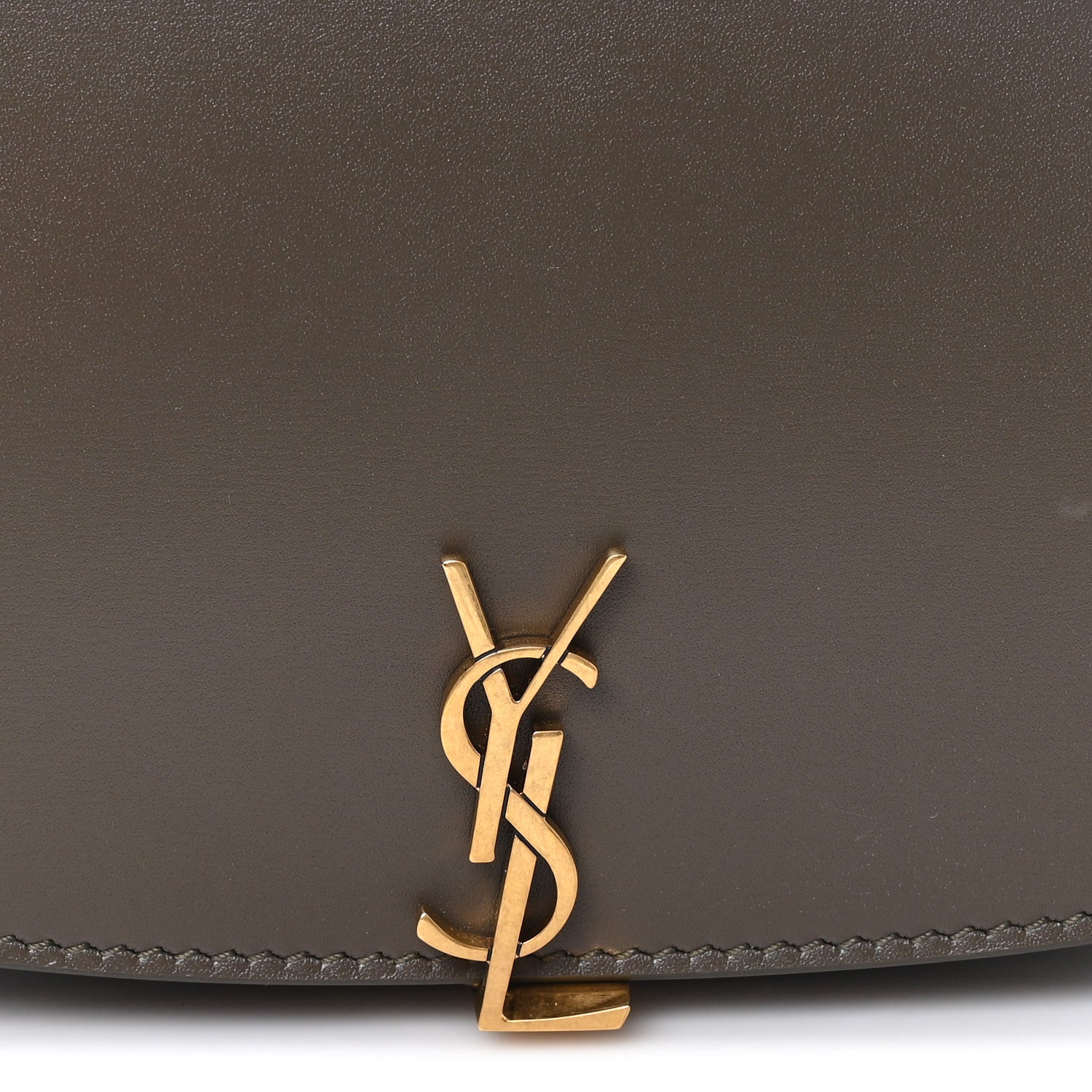 Saint Laurent Box Calfskin Mini Voltaire Shoulder Bag  Deep Musk 9 of 11