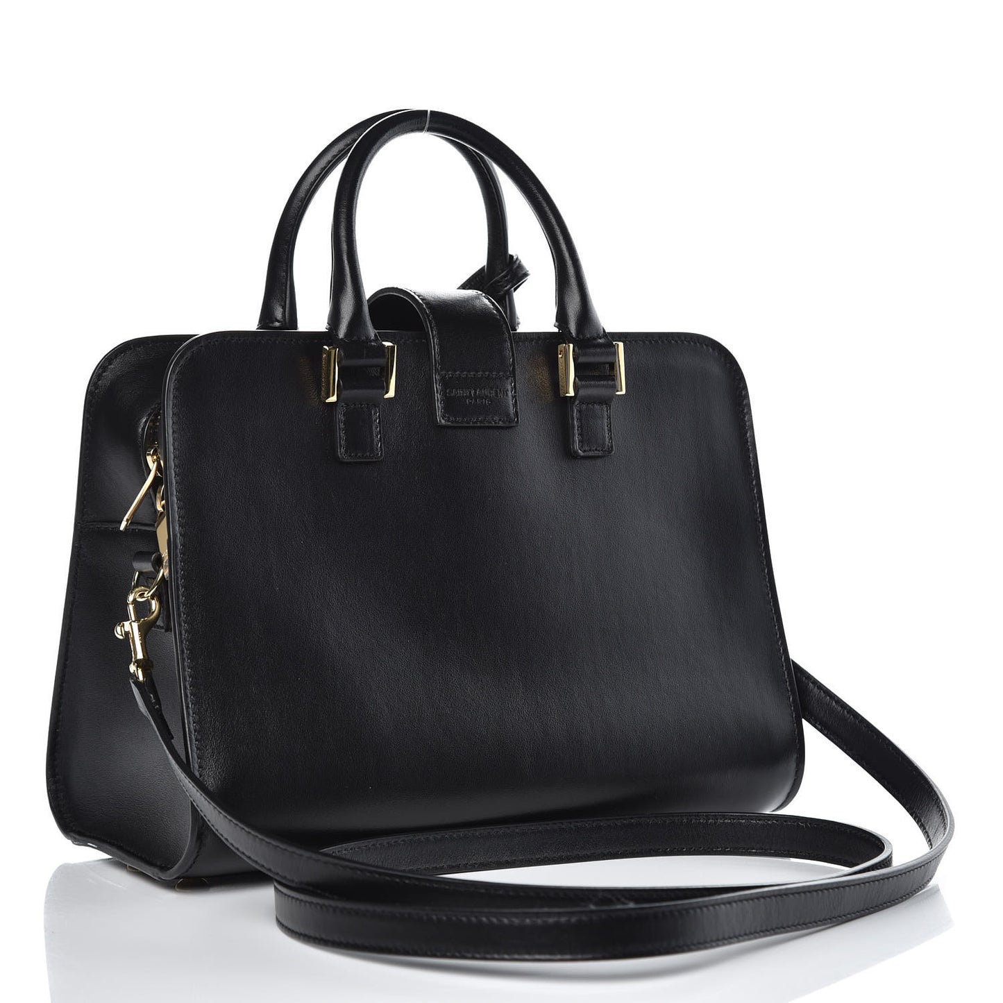 Calfskin Monogram Baby Cabas Black