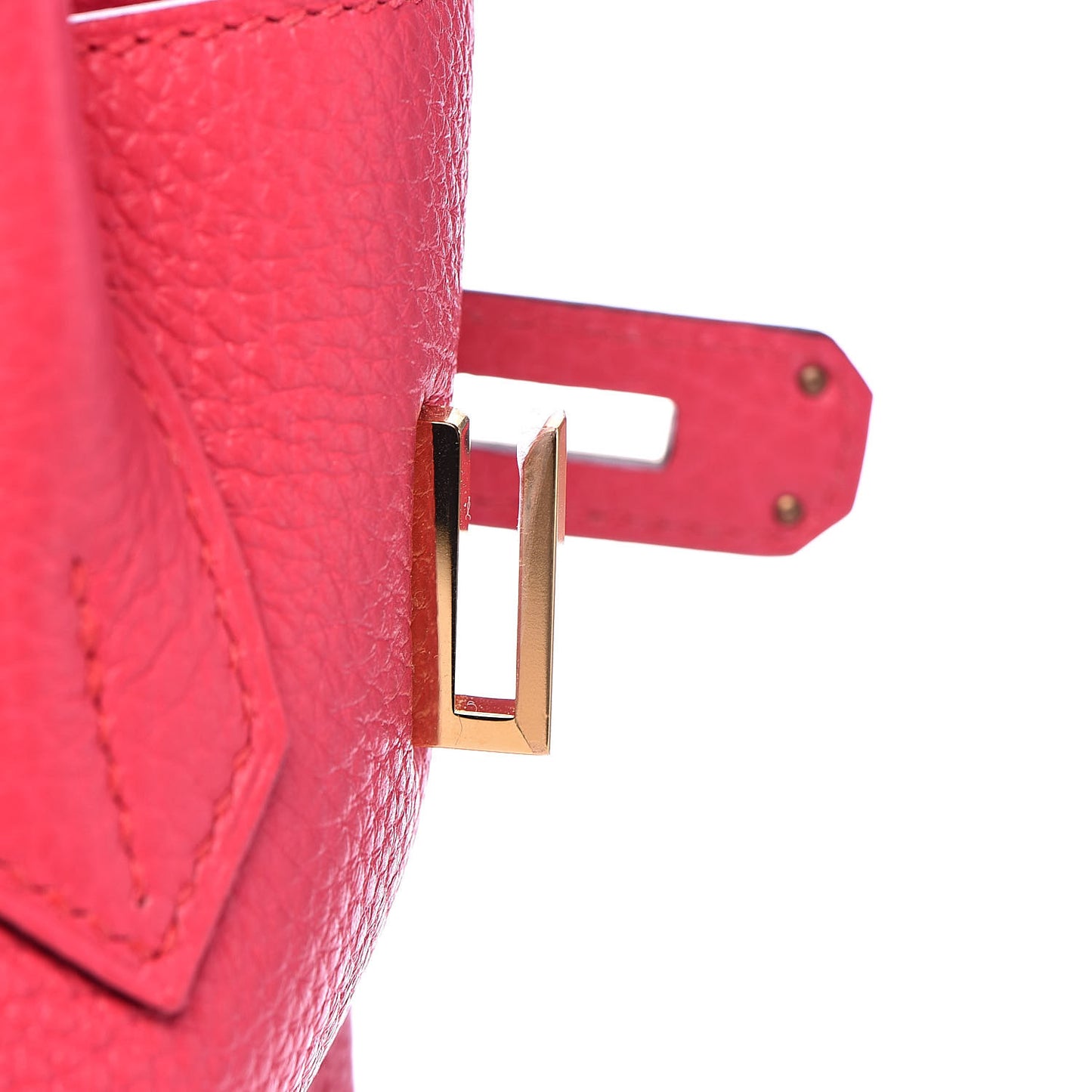 Taurillon Clemence Birkin 30 Rose Extreme