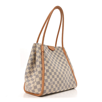 Louis Vuitton Damier Azur Propriano Rose Ballerine 3 of 9