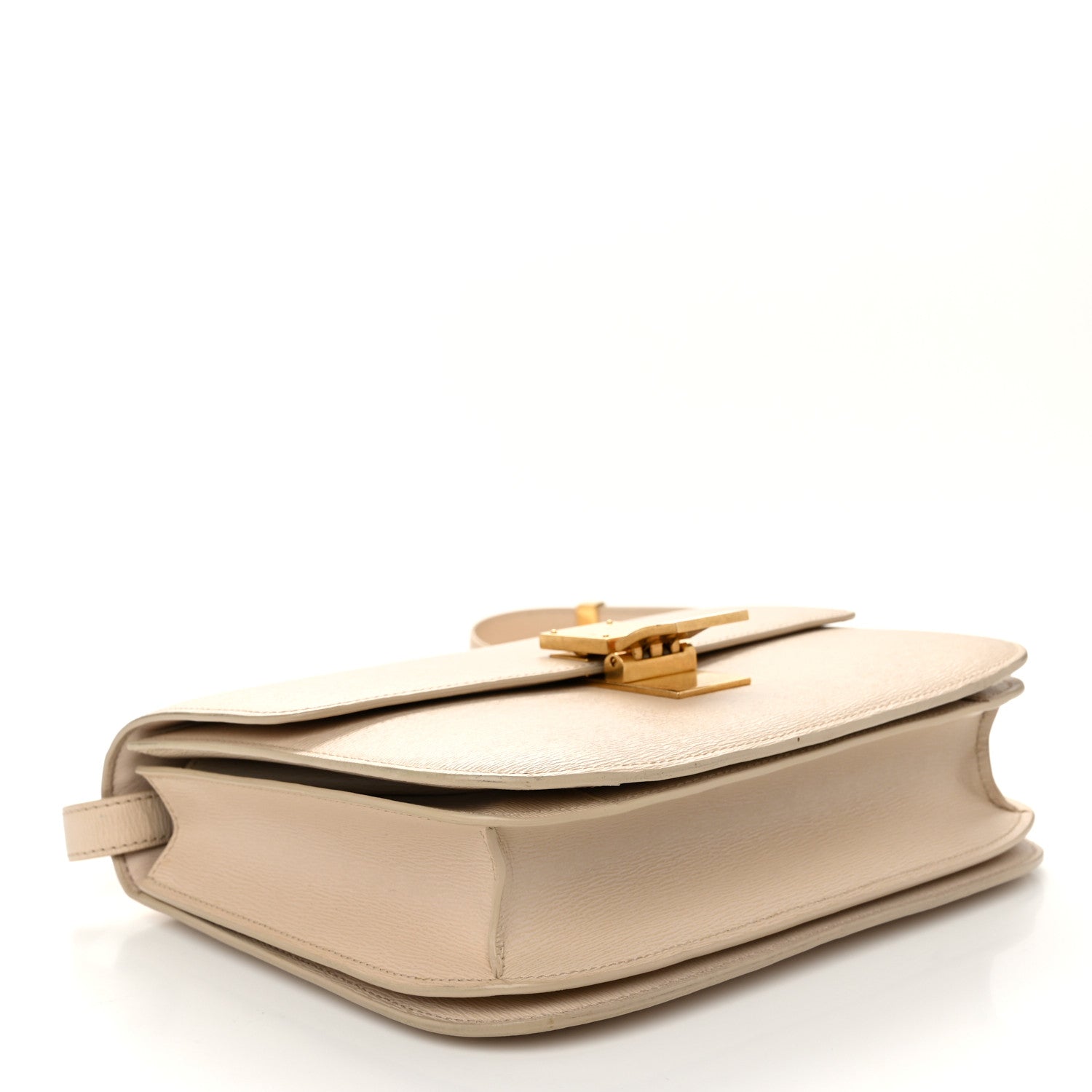 Celine Liege Calfskin Medium Classic Box Flap Bag Powder 4 of 12