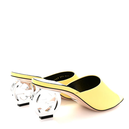 Gucci Malaga Kid Interlocking G Sandals 39.5 Banana 5 of 10