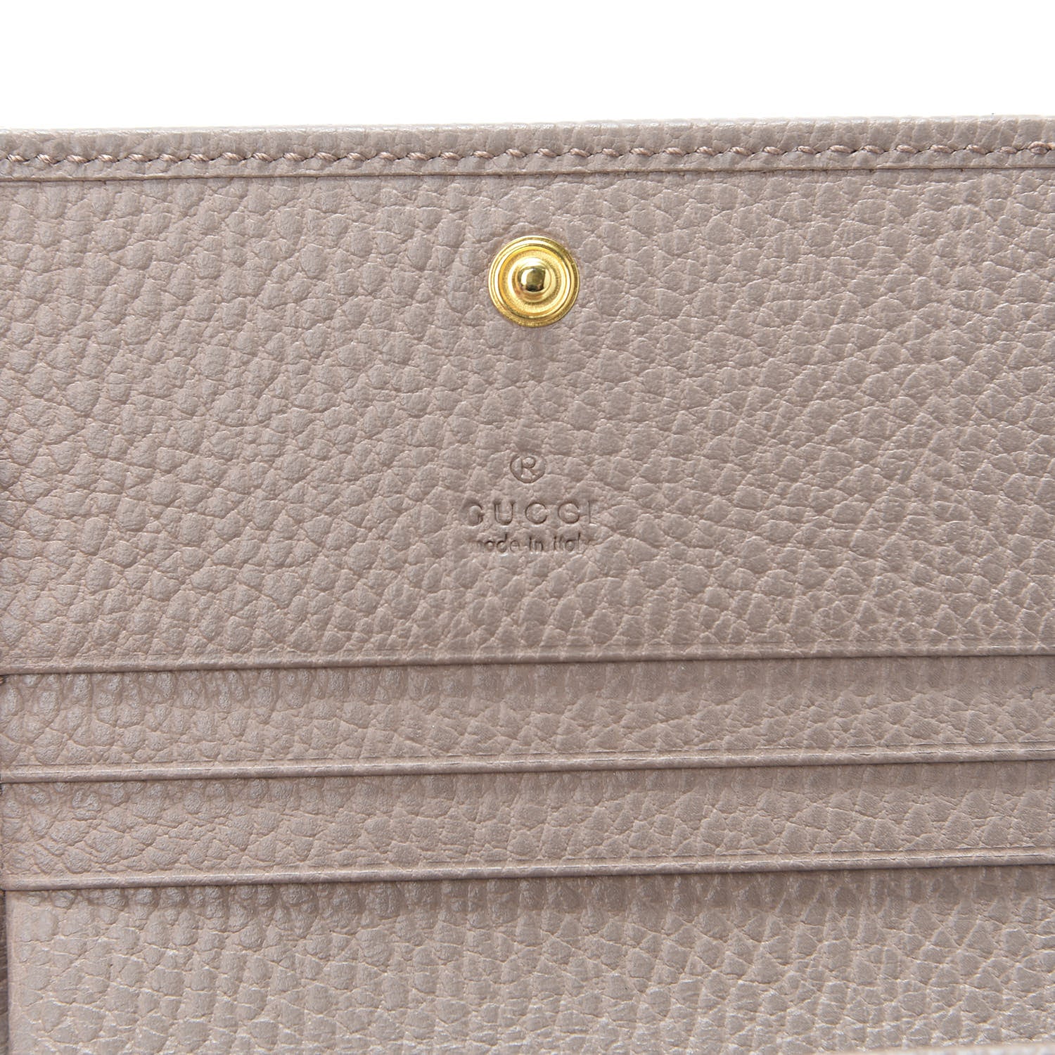 Gucci Pebbled Calfskin GG Marmont Card Case Porcelain Rose 7 of 8