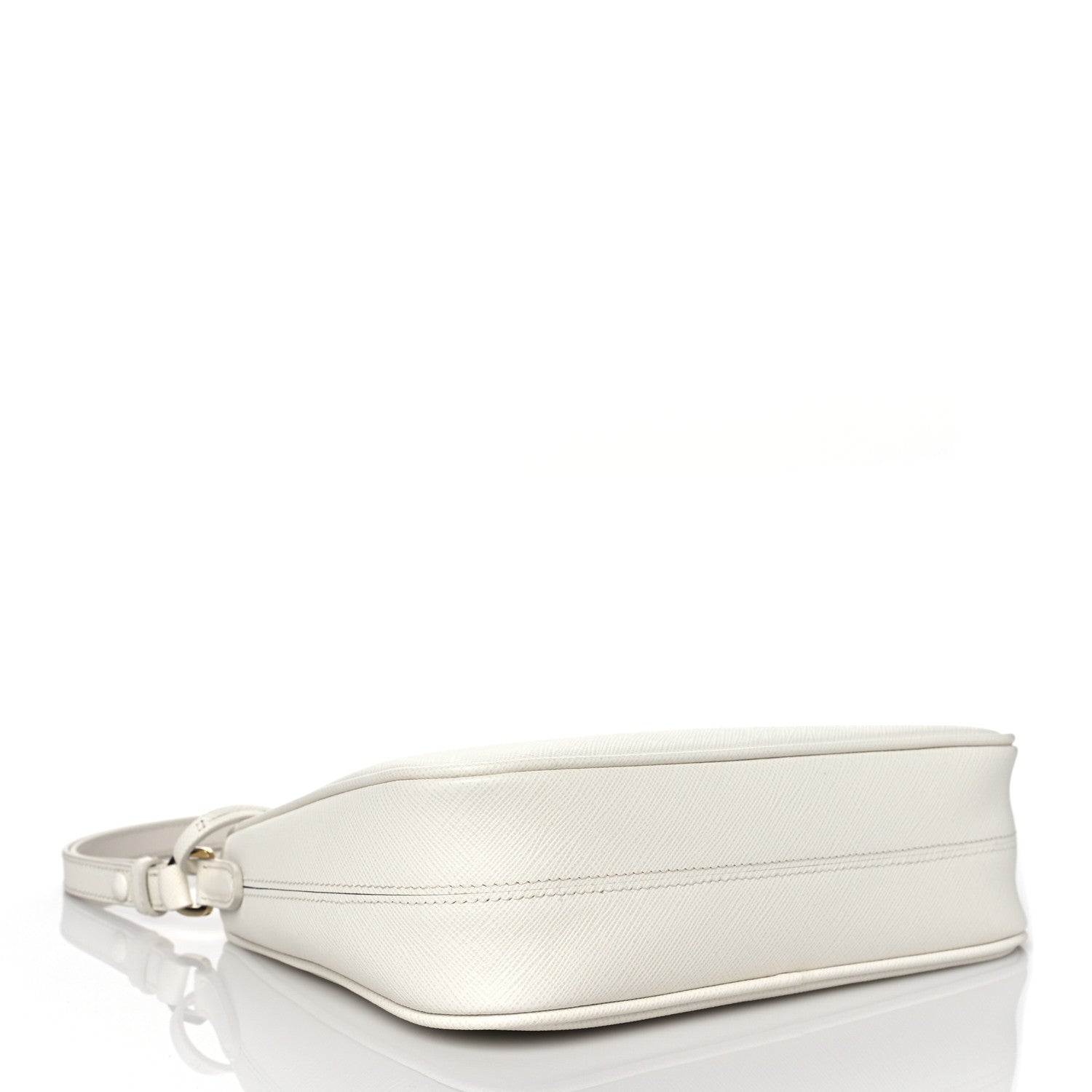 Prada Saffiano Lux Mini Re-Edition Shoulder Bag White 4 of 9