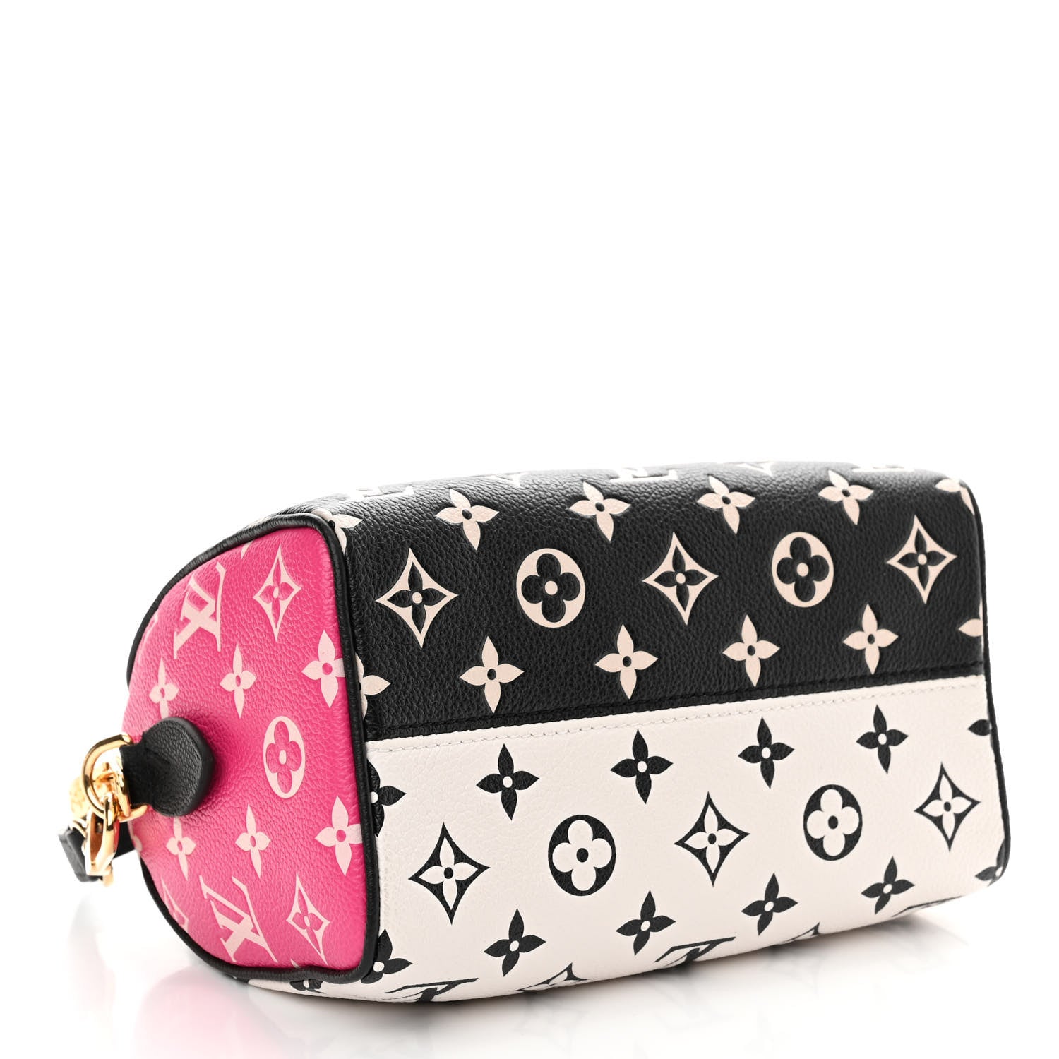 Louis Vuitton Empreinte Monogram Spring in the City Speedy Bandouliere 20 Black White Pink 4 of 9