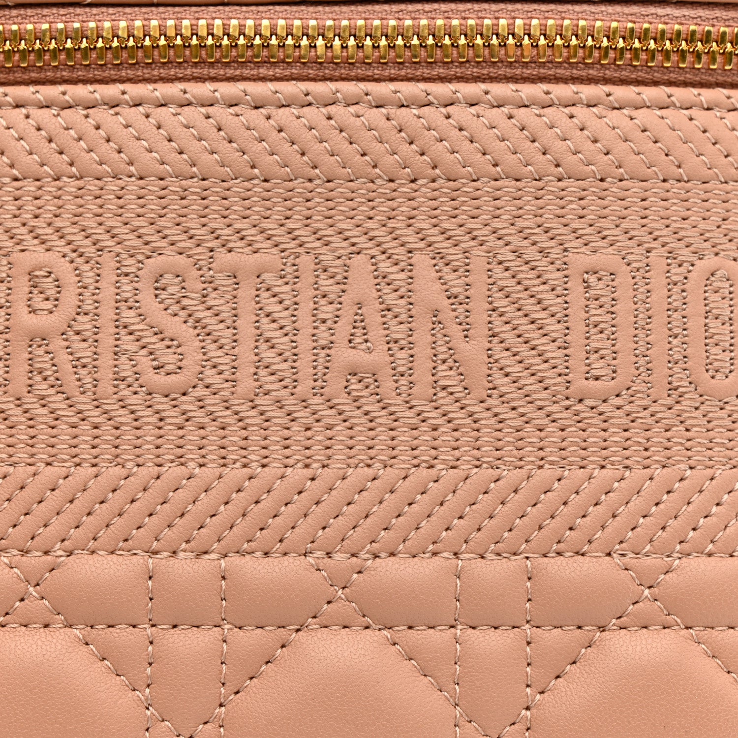 Christian Dior Lambskin Cannage Small Diortravel Vanity Case Rose Des Vents 7 of 10