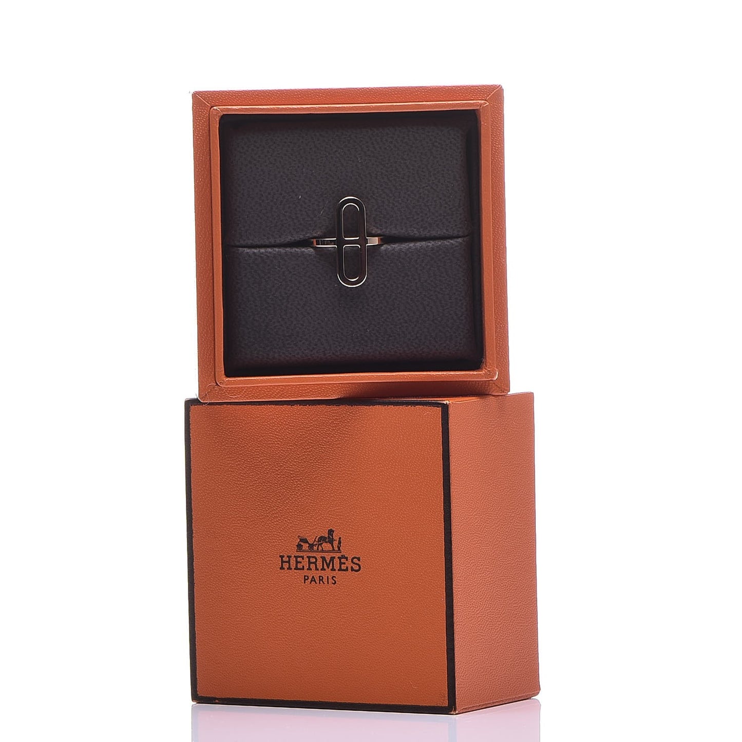 18K Rose Gold Ever Chaine d'Ancre Ring Small 50 5.25