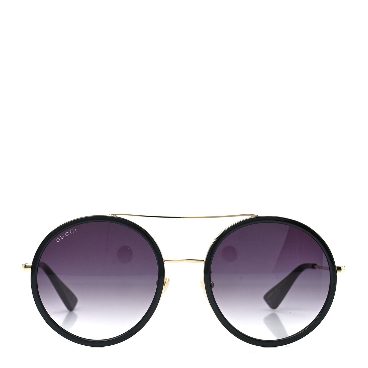 Metal Round Frame Sunglasses GG0061S Black