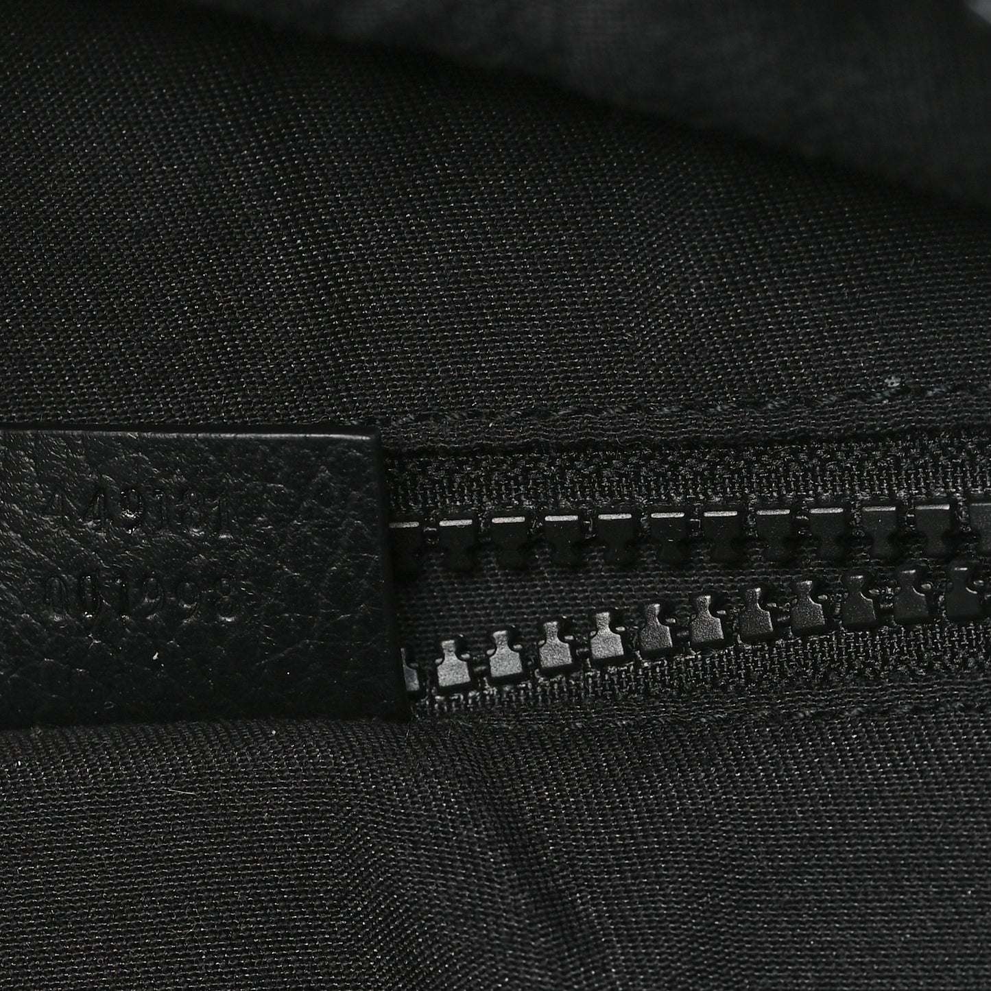 Nylon Monogram Slim Backpack Black